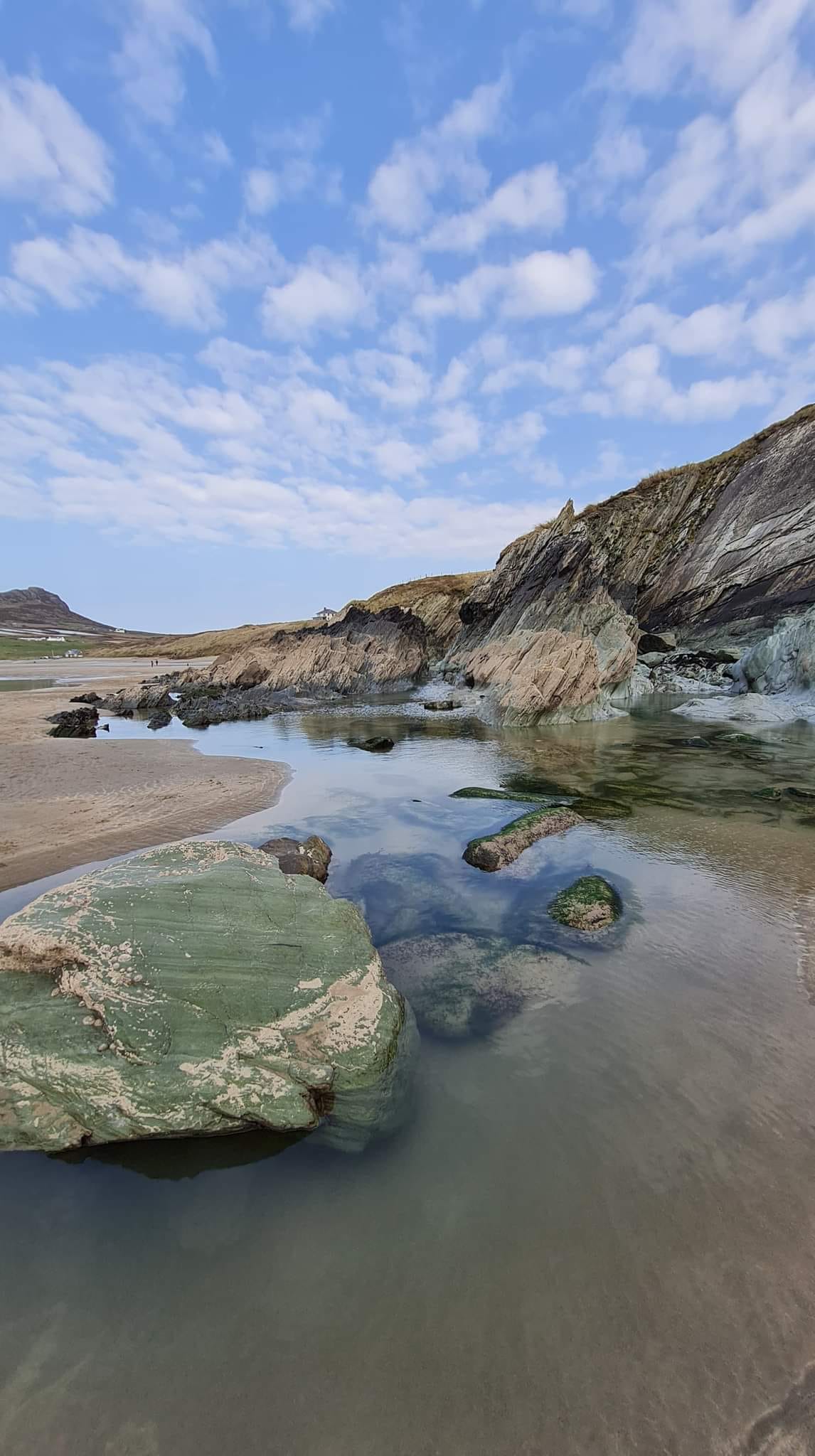 Stunning rock pools at Whiteshands