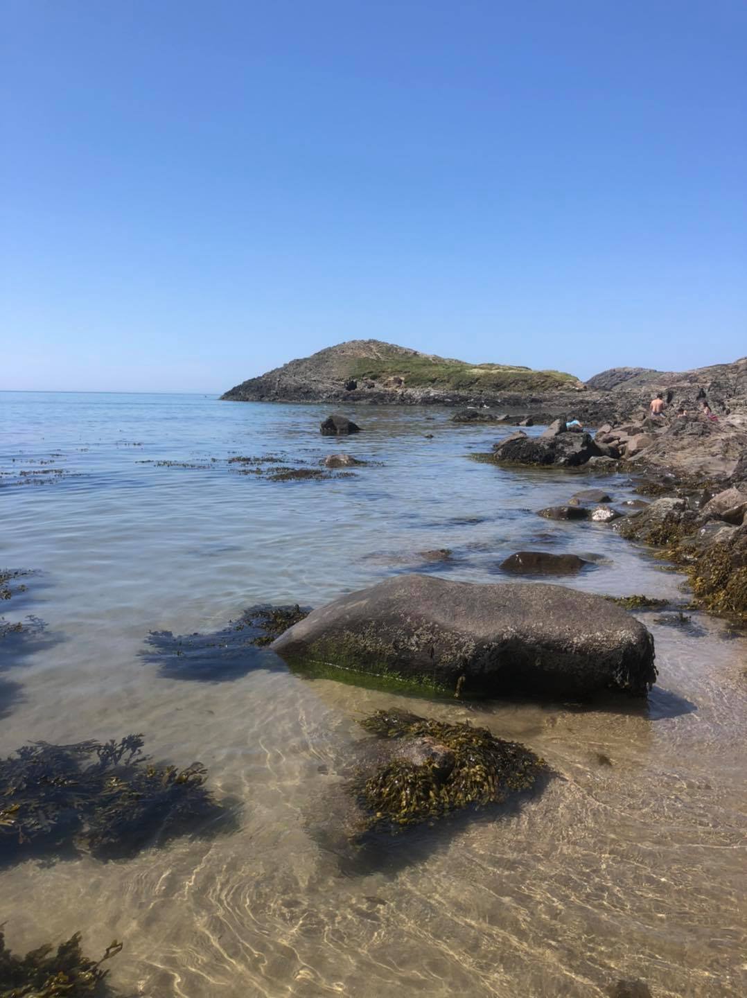 Looking towards the "Rams Nose" at Whitesands